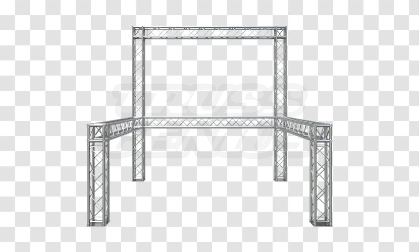 Truss Steel Exhibition Angle - Black And White - Metal Transparent PNG