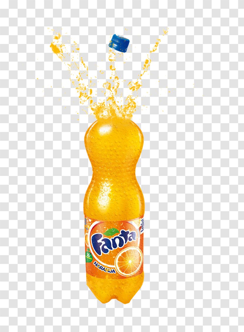 Fizzy Drinks Fanta Coca-Cola Orange Juice - Coca Cola Transparent PNG