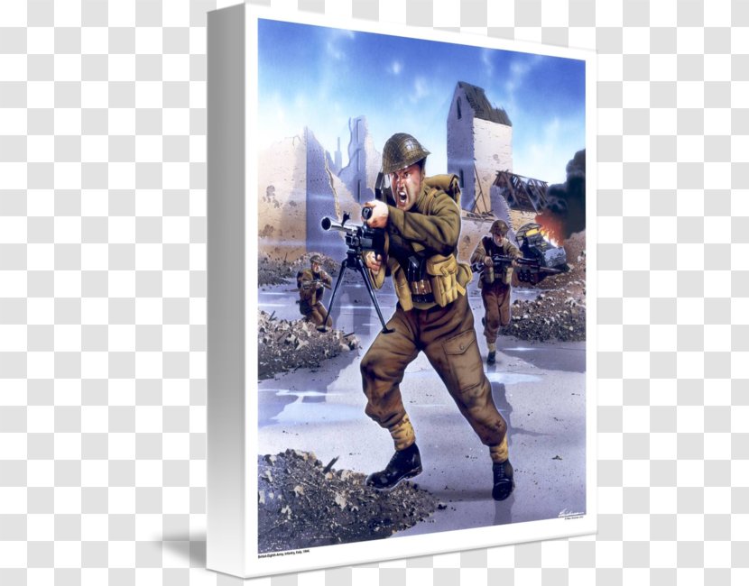 Spring 1945 Offensive In Italy Infantry Eighth Army Soldier - Military Organization Transparent PNG