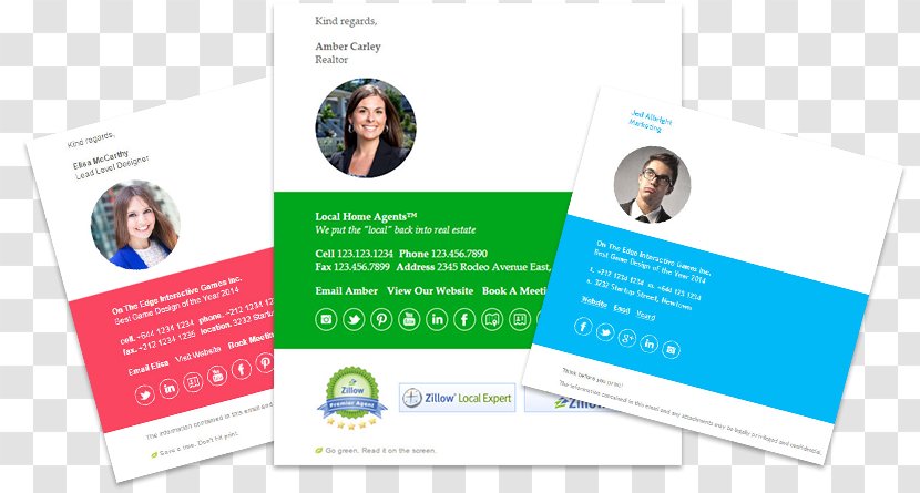 Signature Block Email WordStream Business - Customer - Card Template Design Transparent PNG