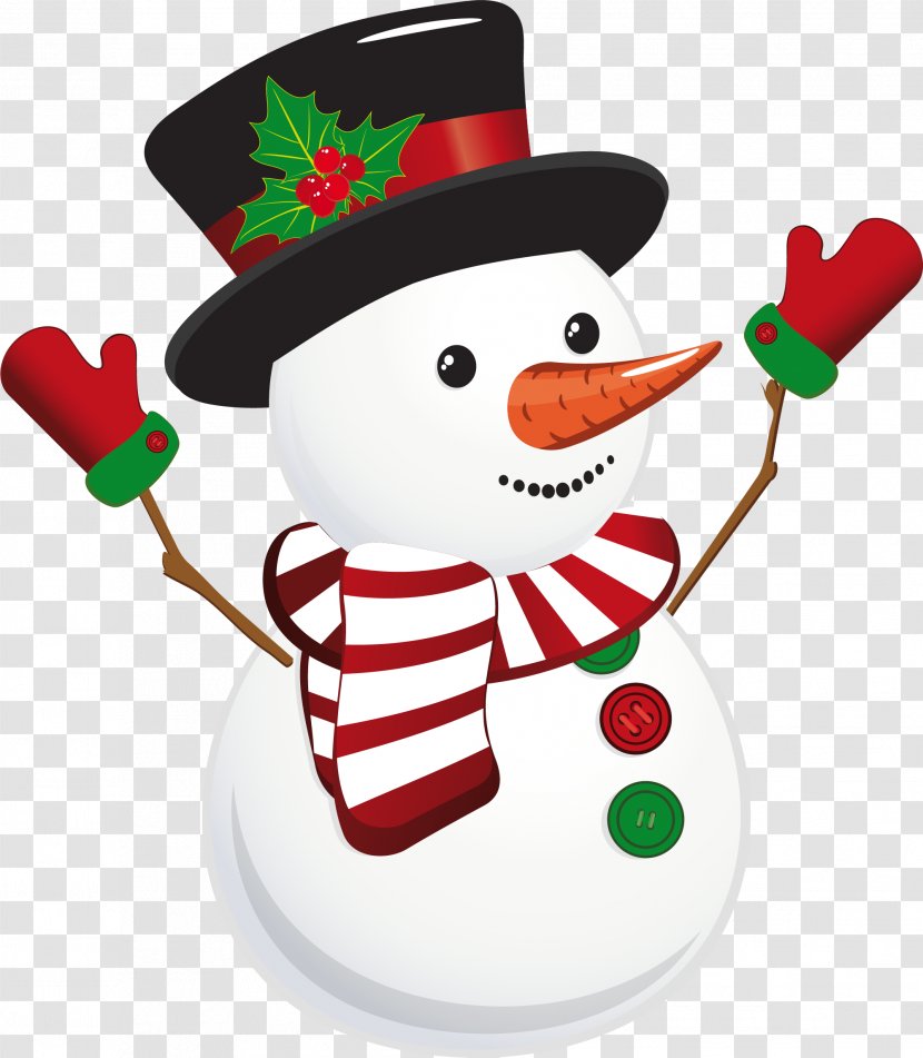 Santa Claus Christmas Card Snowman - Cartoon White Transparent PNG