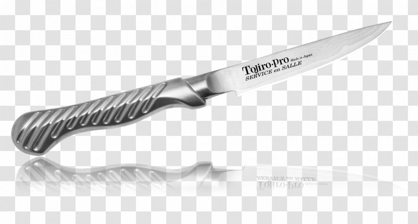 Knife Kitchen Knives Blade VG-10 Tojiro - Black And White Transparent PNG