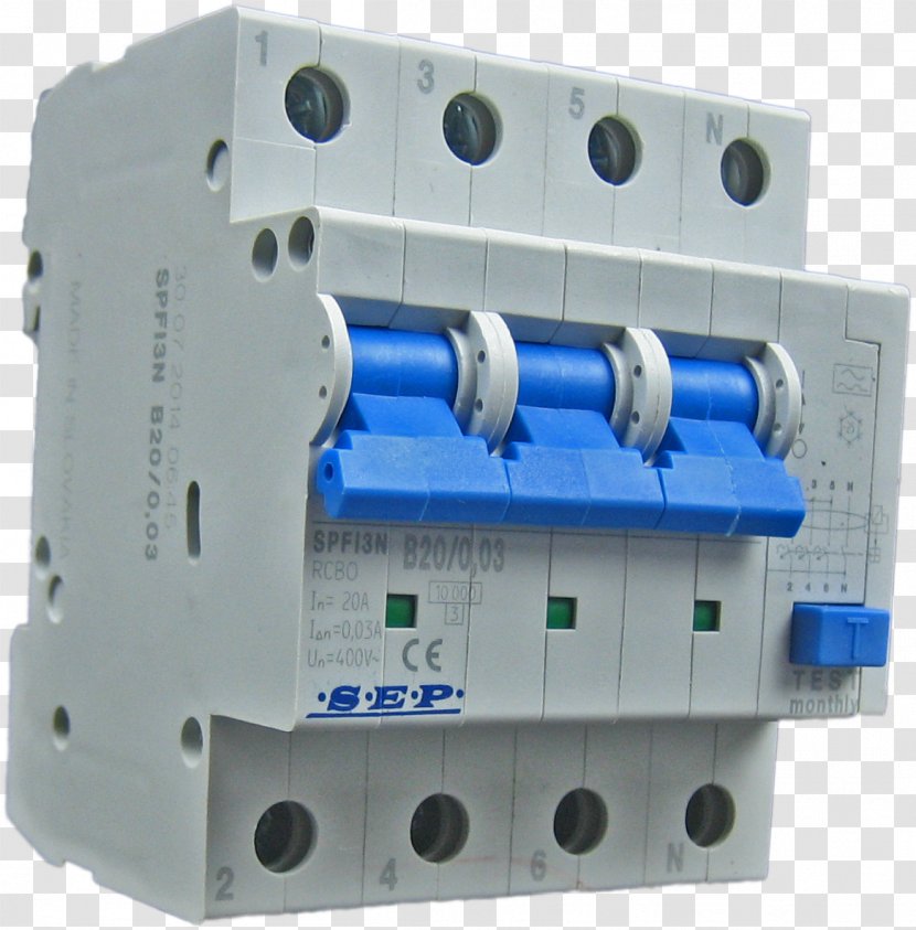 Circuit Breaker Aardlekautomaat Residual-current Device Distribution Board Groep - KA Transparent PNG