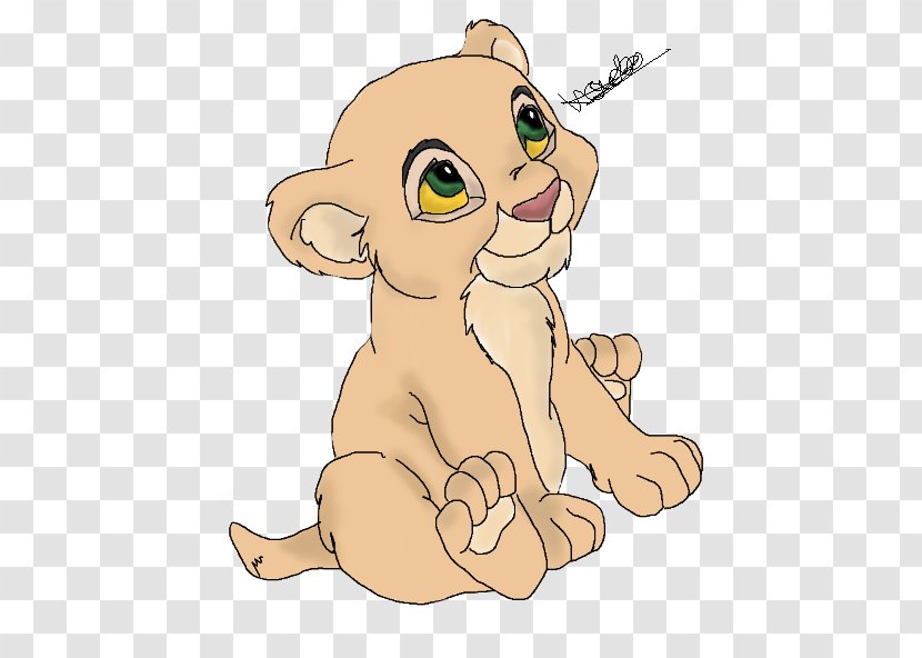 Nala Simba Drawing Infant Lion - King Ii S Pride Transparent PNG