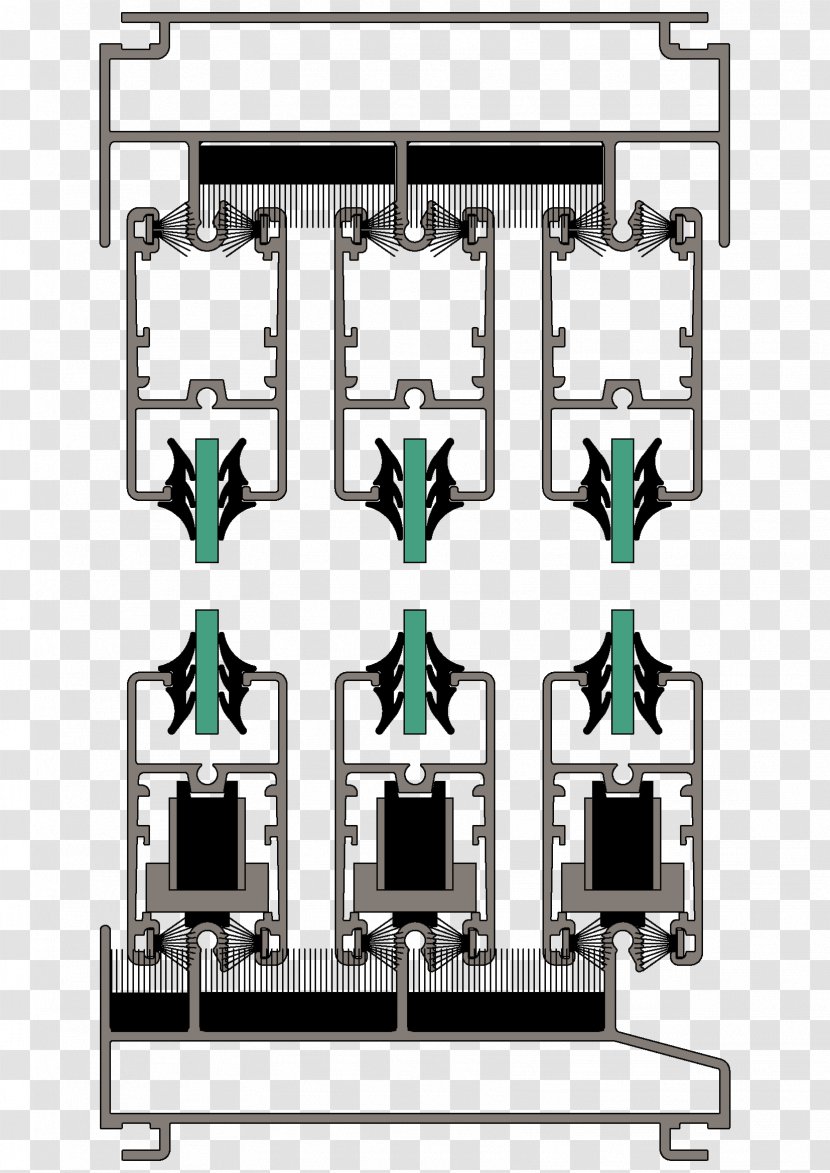 Drawing Unital Structure - Electronic Component - Balcony Transparent PNG