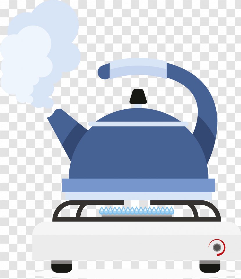 Kettle Boiling Euclidean Vector Stove Transparent PNG