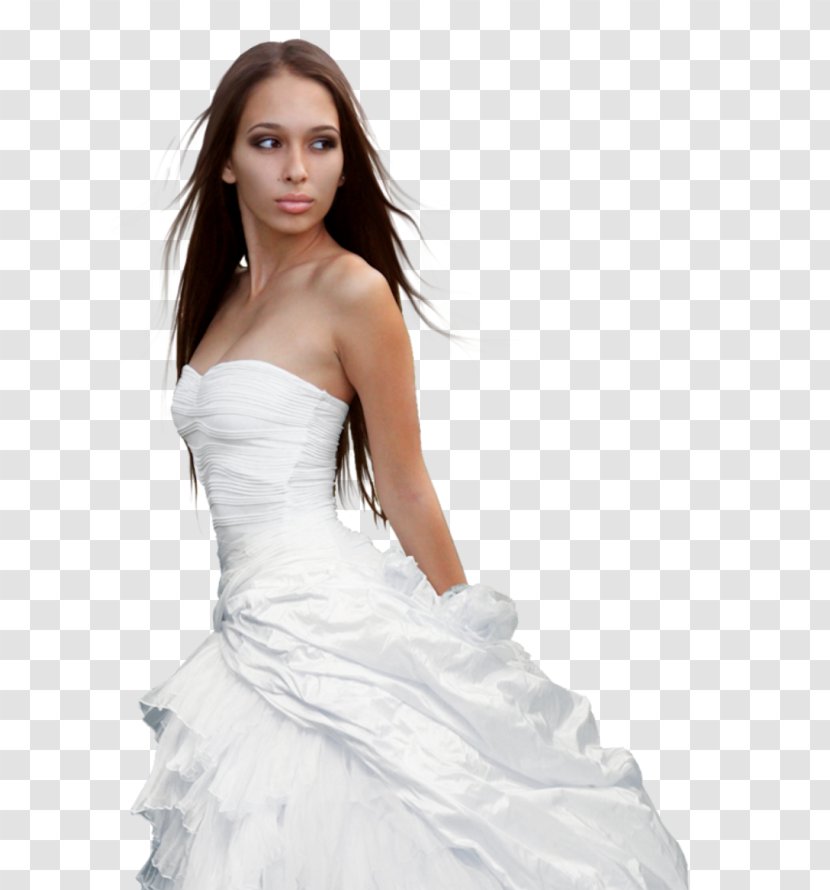 Wedding Dress Gown Clothing Bride - Frame - Beautiful Castle Transparent PNG