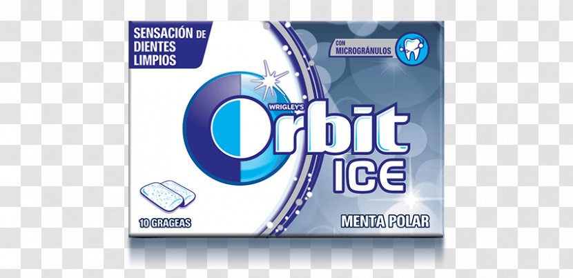Chewing Gum Mentha Spicata Orbit Candy Brand - Fragaria - Ice Pack Transparent PNG