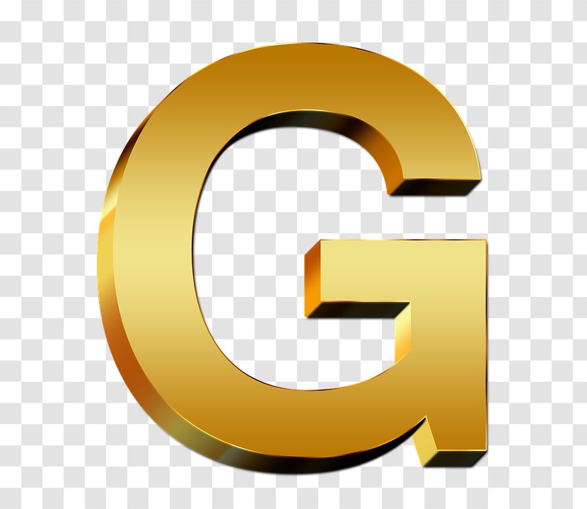Lettering Alphabet Gold Font - Yellow Transparent PNG