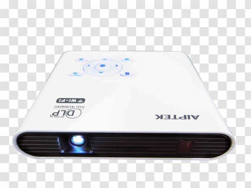 Multimedia Projectors Digital Light Processing Handheld Projector Aiptek AN100 100-Lumen FWVGA DLP Pico With Wi-Fi - Wide Vga Transparent PNG