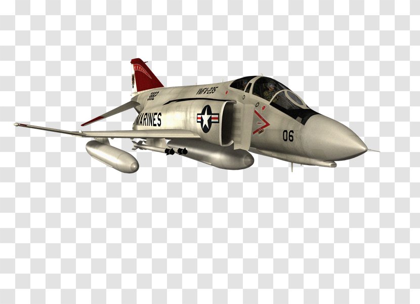 McDonnell Douglas F-4 Phantom II Airplane Military Aircraft Clip Art - Ground Attack - AVIONES Transparent PNG