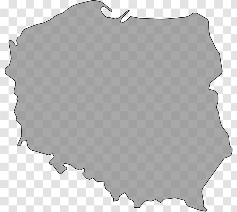 Poland Clip Art Vector Graphics Blank Map - Geography Transparent PNG