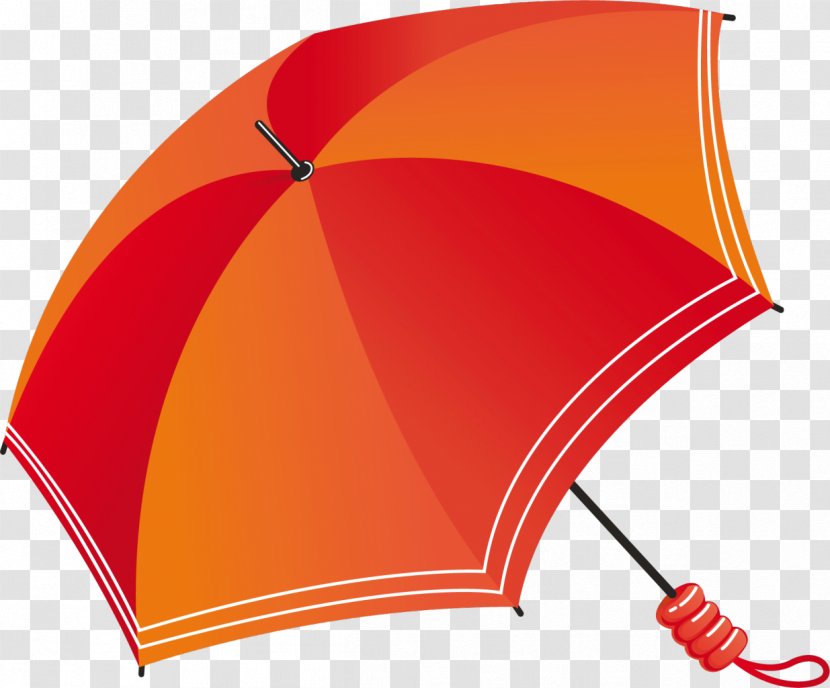 Umbrella Hat Auringonvarjo Clip Art - Orange Transparent PNG