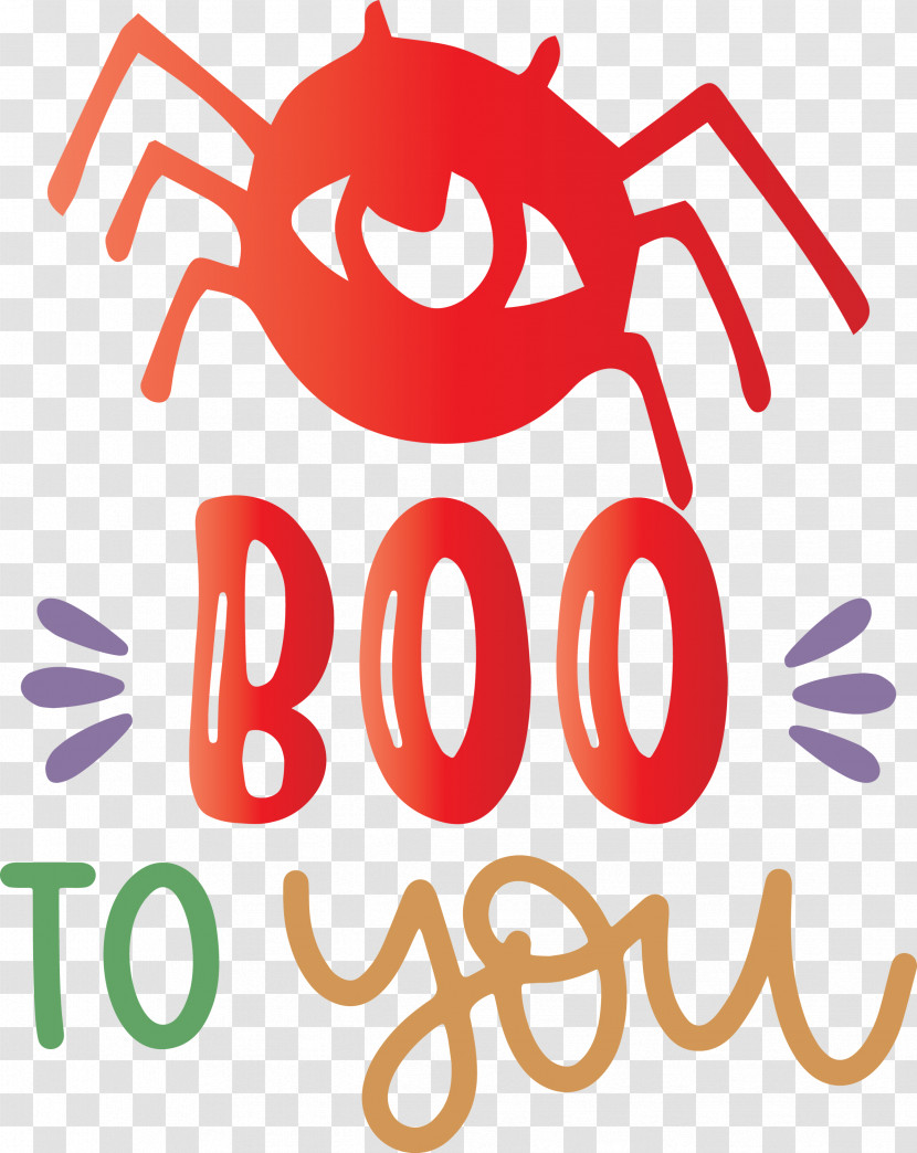 Boo Happy Halloween Transparent PNG