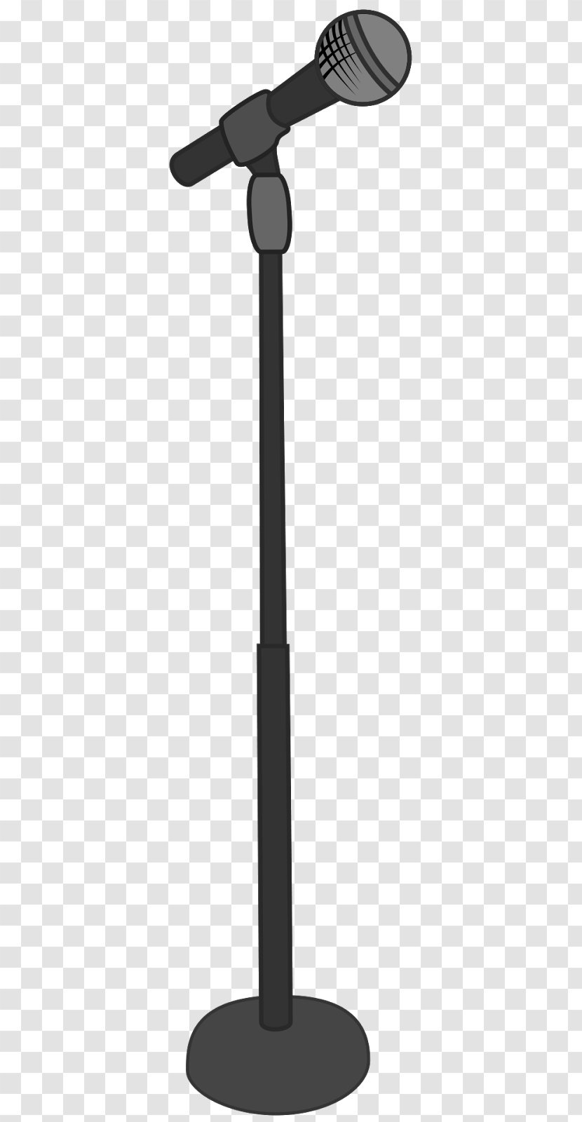 Microphone Stands Drawing Clip Art - Cartoon Transparent PNG