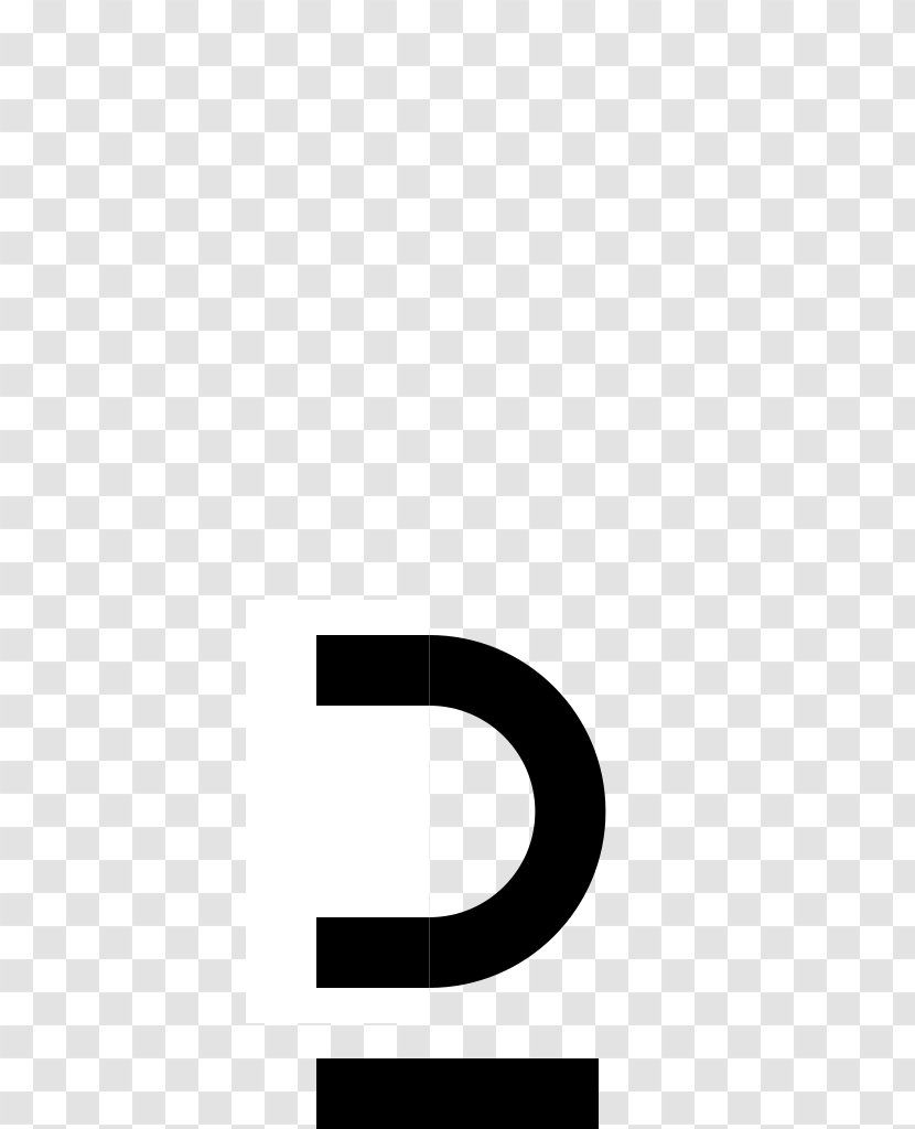 Logo Brand Line Number - Black And White Transparent PNG