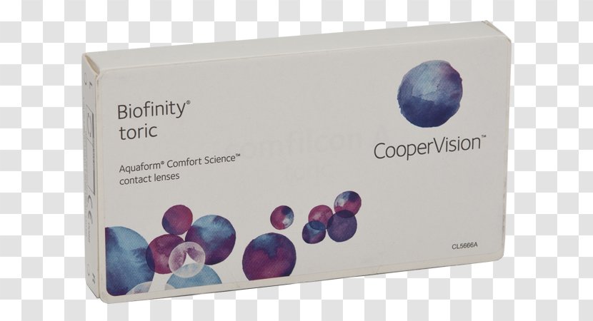 Contact Lenses CooperVision Biofinity Toric - Astigmatism - Biophinity Transparent PNG