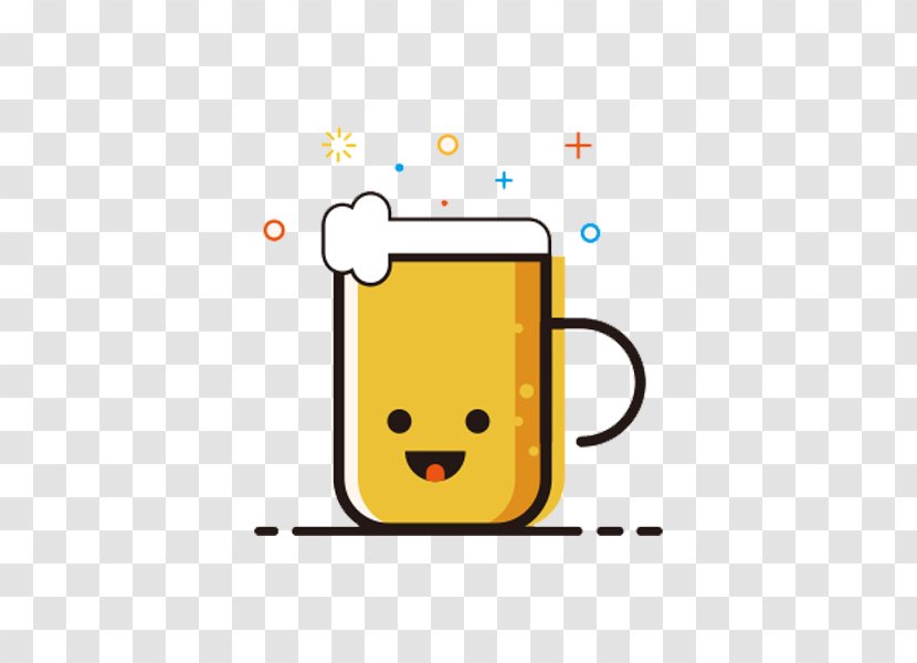 Yellow Cartoon Drawing - Technology - Cup Transparent PNG