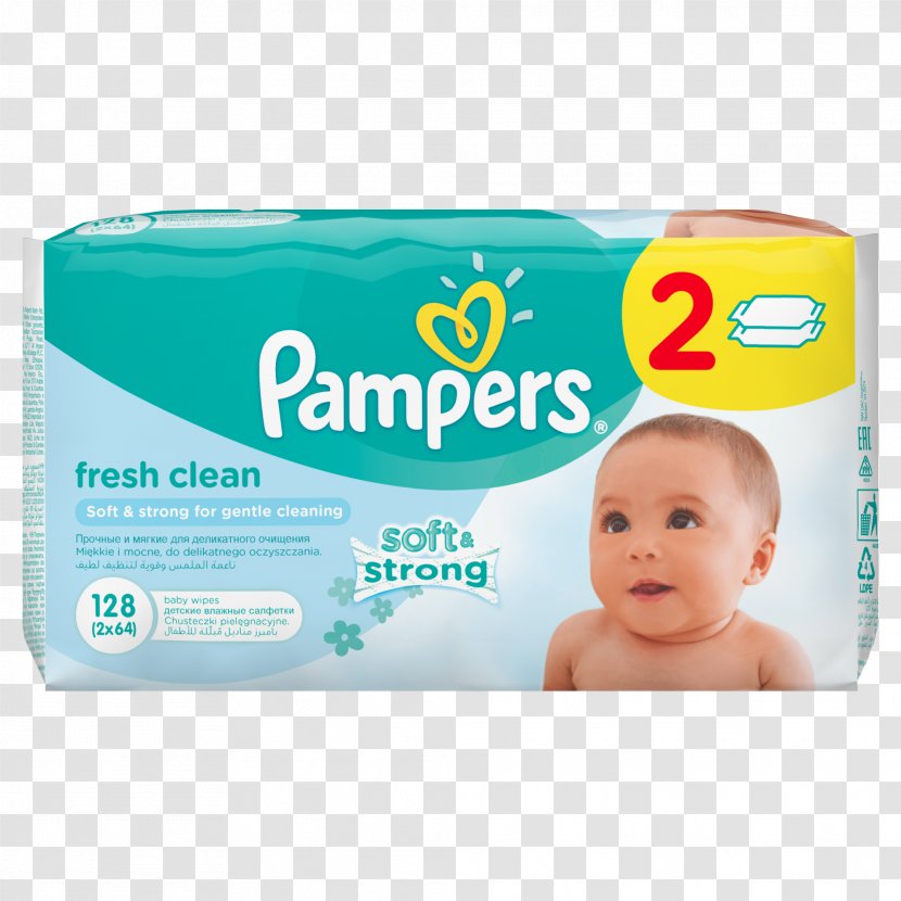 Diaper Pampers Wet Wipe Infant Cleaning - Personal Care Transparent PNG