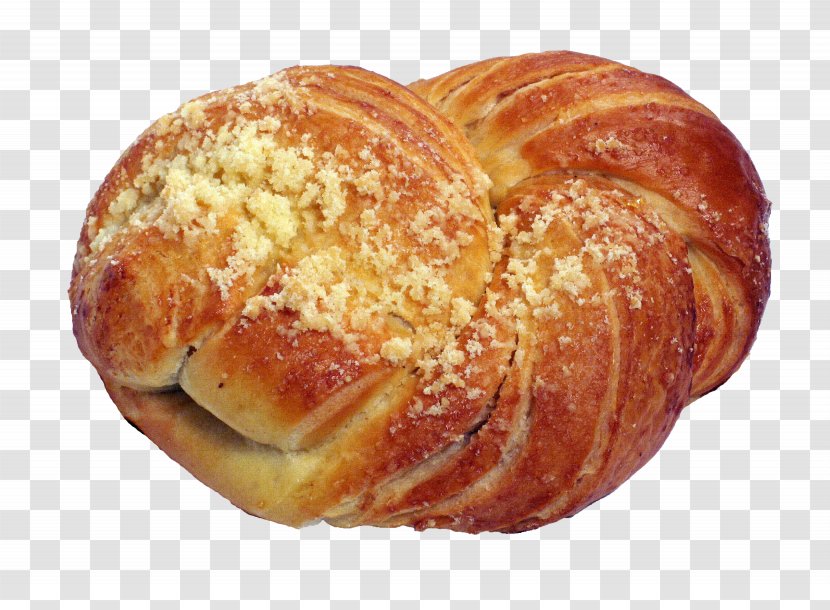 Cinnamon Roll Bun Sweet Hefekranz Danish Pastry - Tsoureki - Bread Transparent PNG
