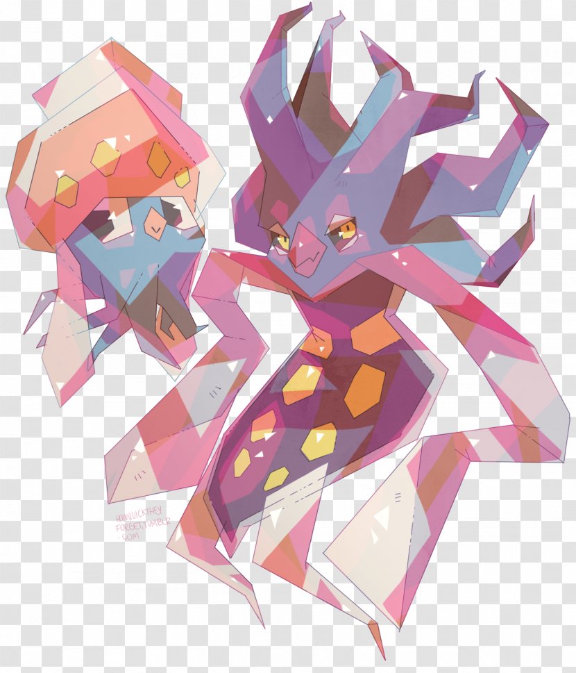 Malamar Pokémon X And Y Inkay Leafeon - Paper - Pokemon Transparent PNG