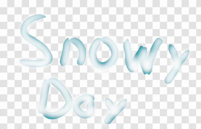 Brand Logo Product Design Font - Snowing Day Transparent PNG