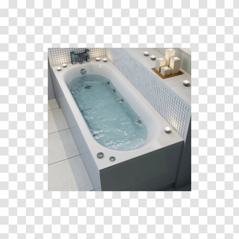 Baths Hot Tub Bathroom Shower Ceramica Double Ended Curved Bath - Whirlpool Transparent PNG