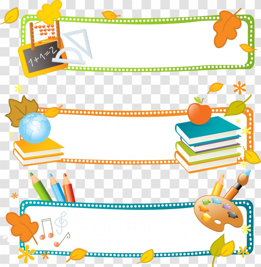 School Banner Education Illustration - College - Vector Books Transparent PNG