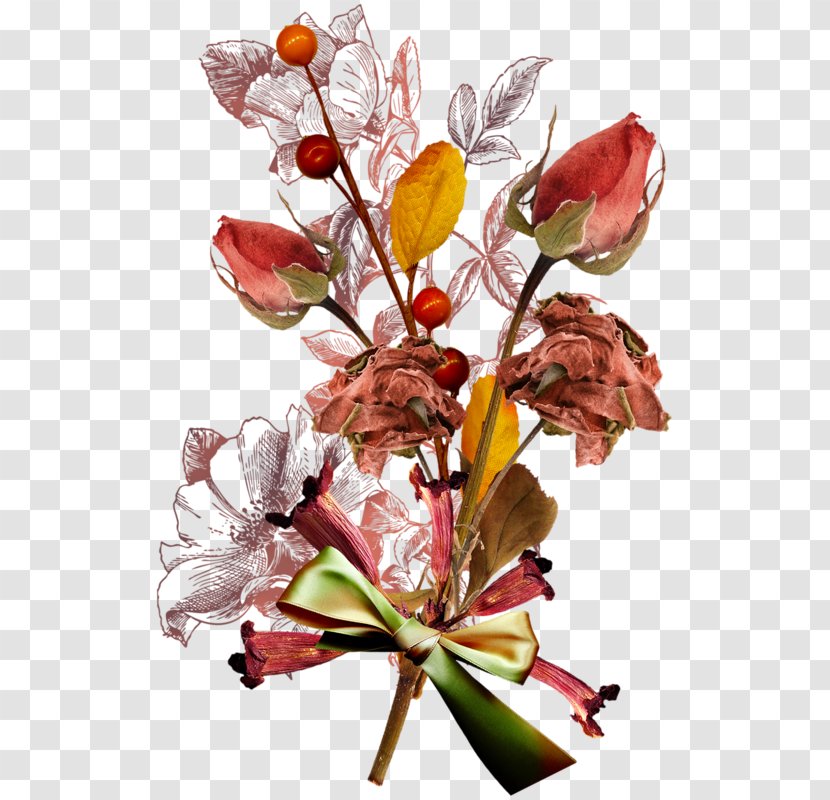 Digital Scrapbooking Autumn Floral Design - Spring - Sun Shine Transparent PNG