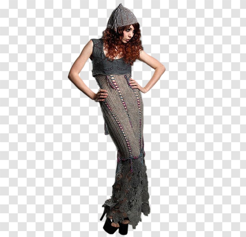 Dress Gown Costume - Neck Transparent PNG