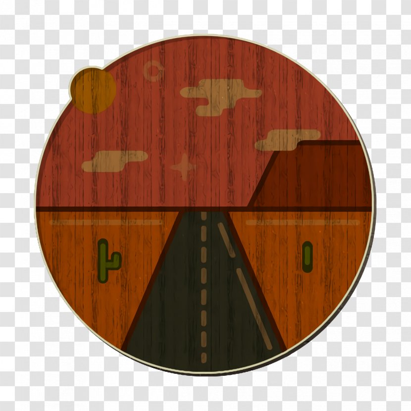 Desert Icon Highway Hot - Plank Flag Transparent PNG