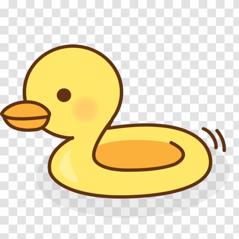 Duck Cartoon Clip Art - Ducks Geese And Swans - Little Yellow Transparent PNG