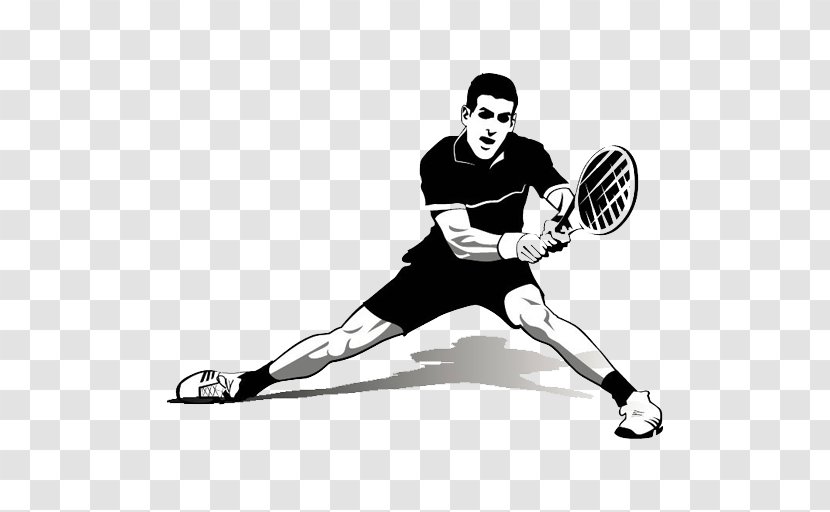Vector Graphics Tennis Player Clip Art Image - Joint Transparent PNG