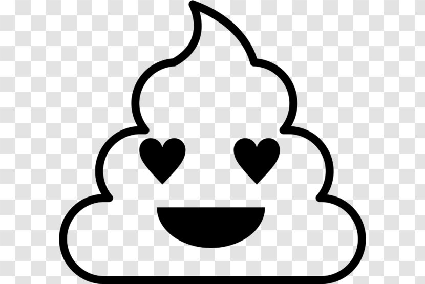 Pile Of Poo Emoji Drawing Heart - Smiling Clipart Transparent PNG