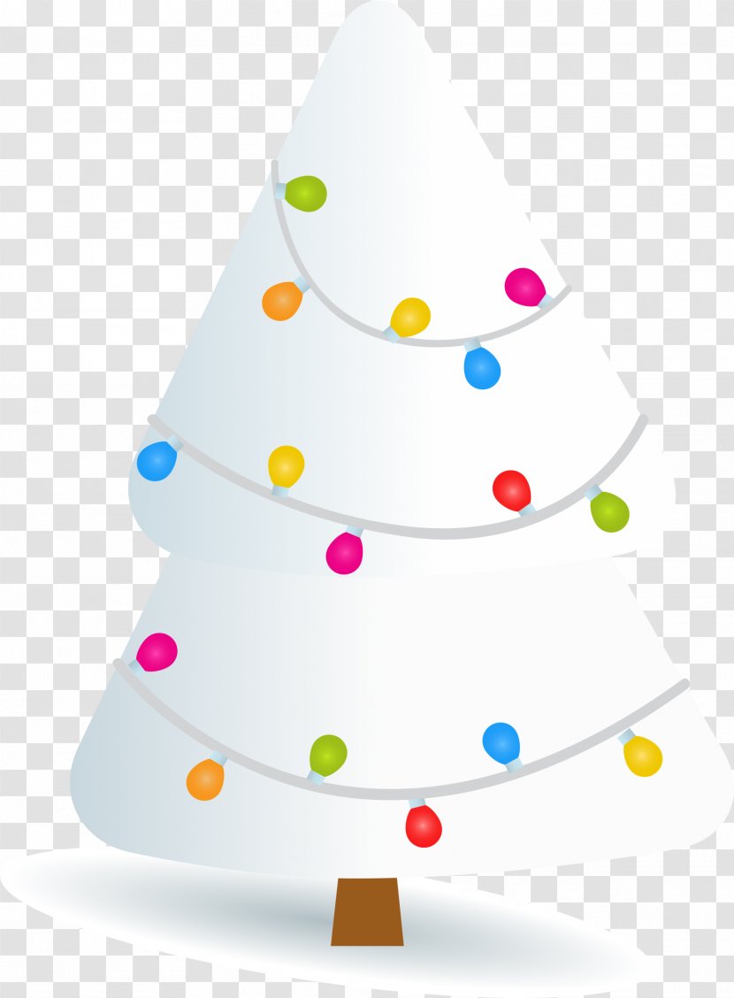 Light Christmas Tree White - Lamp - Lights Transparent PNG