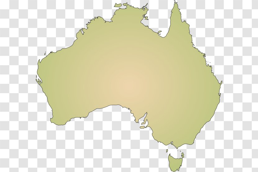 Geography Of Australia Map Clip Art Transparent PNG