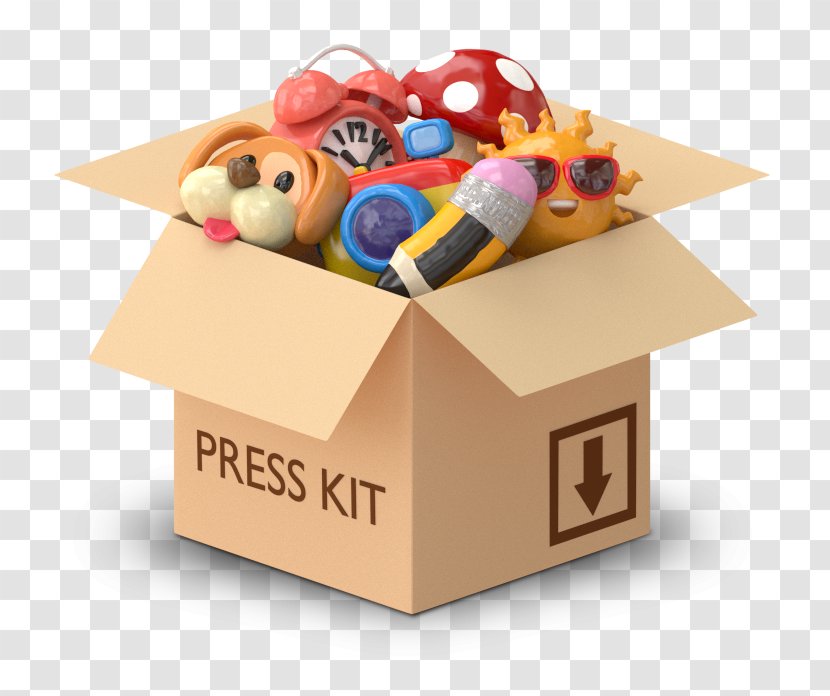 Jack-in-the-box Gift Toy Cardboard Box - Sticker Transparent PNG