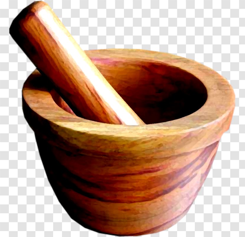 Mortar And Pestle - Cement - Wooden Pound Medicine Transparent PNG