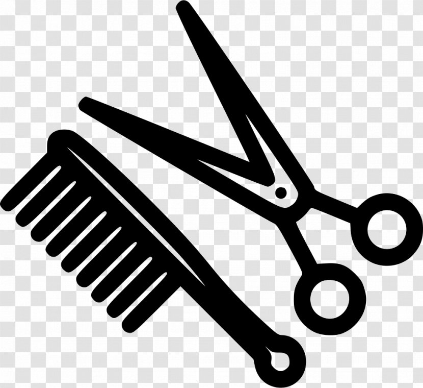Comb Cosmetologist Scissors - Cutting Hair Transparent PNG