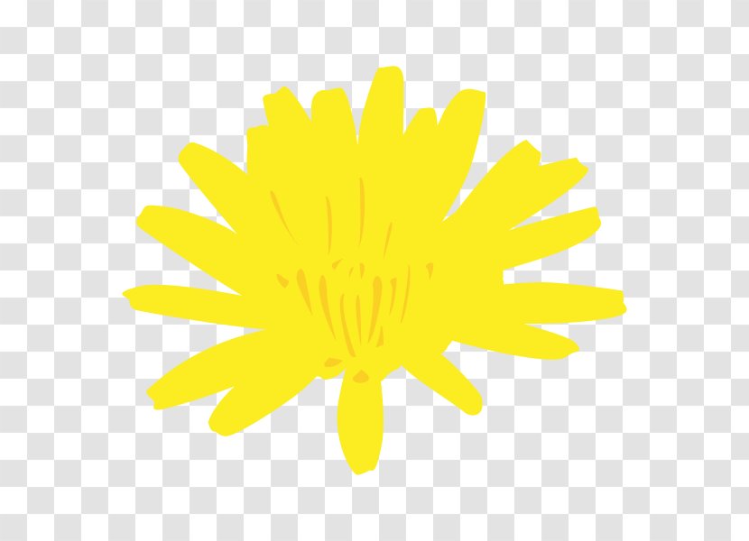 Chrysanthemum Sunflower Cut Flowers Line Dandelion - Flowering Plant - Petal Transparent PNG