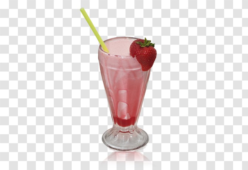 Sundae Non-alcoholic Drink Milkshake Strawberry Juice Health Shake - Cocktail Transparent PNG