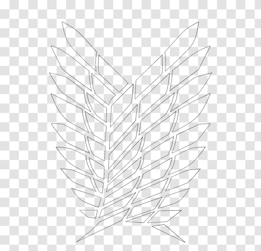 Leaf Line Art Angle Sketch Transparent PNG