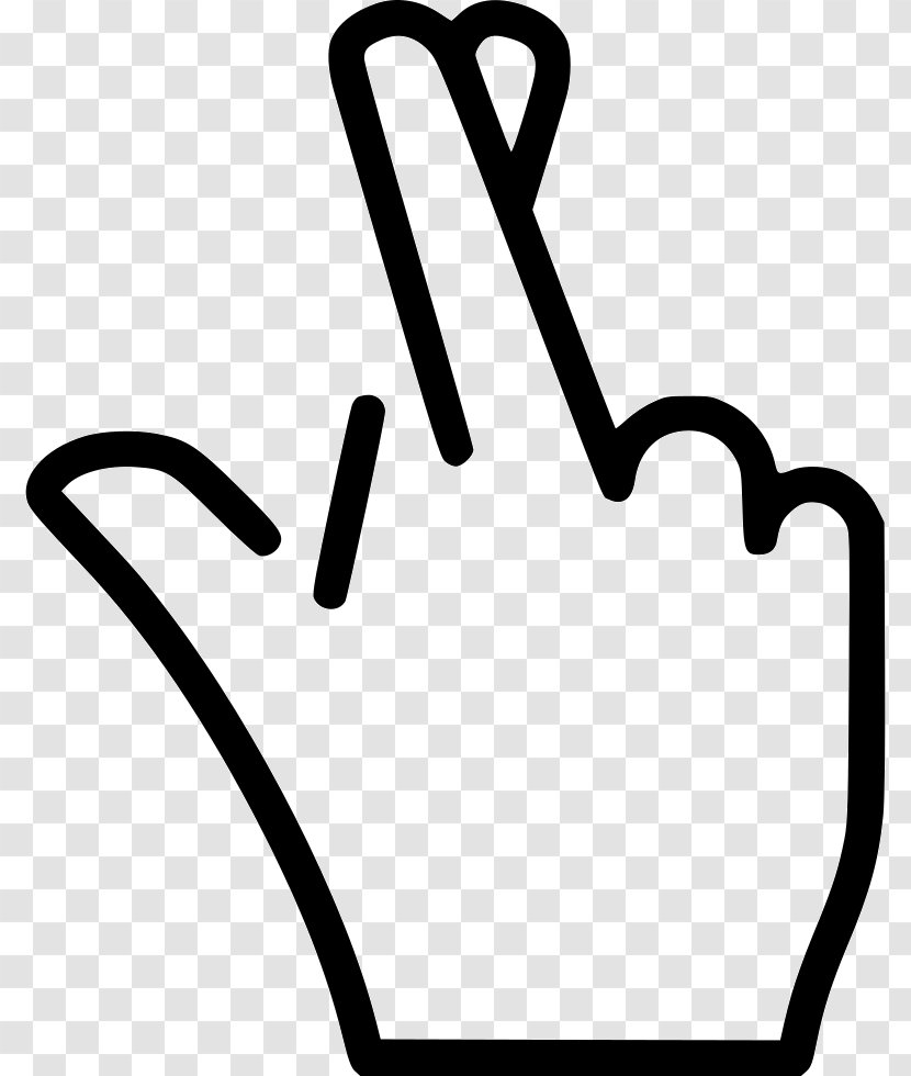 Gesture Crossed Fingers Vulcan Salute - Body Language - Hand Transparent PNG