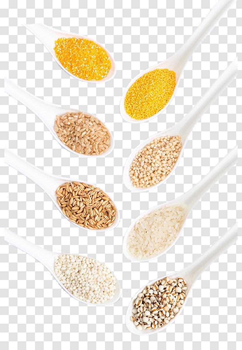 Cereal Spoon Whole Grain Rice - Ingredient - Of Grains Transparent PNG