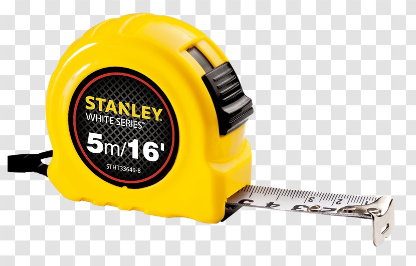 Tape Measures Stanley Hand Tools Black & Decker - Hardware - Ruler Transparent PNG