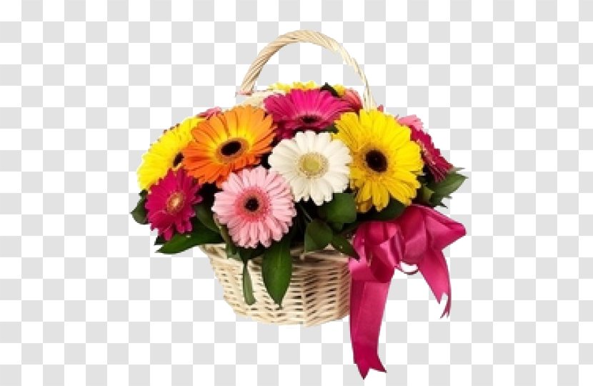 Flower Gerbera Bouquet Cut Flowers Barberton Daisy - Floristry - Yellow Transparent PNG