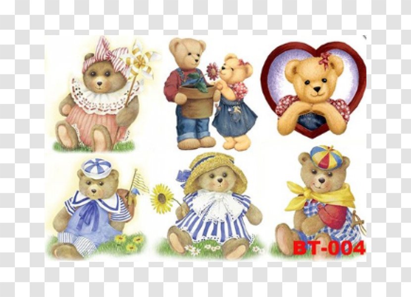 Paper Cloth Napkins Decoupage A4 Figurine - Stuffed Animals Cuddly Toys Transparent PNG