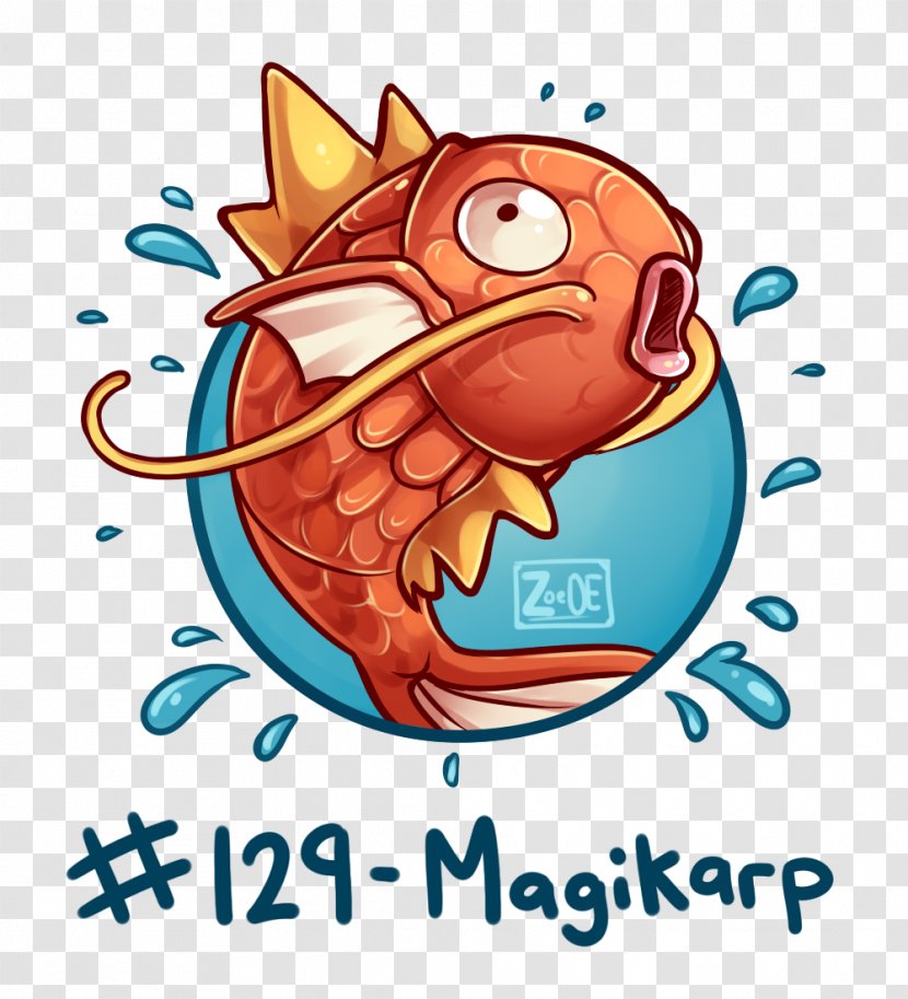 Clip Art Illustration Animated Cartoon Marine Mammal - Artwork - Magikarp Transparent PNG