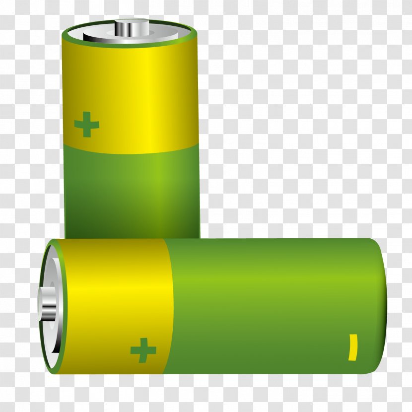 Battery Charger Lithium Computer File - Yellow - Green Transparent PNG