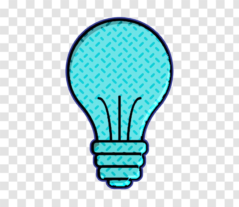 Light Bulb Cartoon - Building Icon - Aqua Transparent PNG
